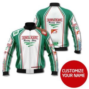 Personalized Tony Kart Racing Team Custom Bomber Jacket