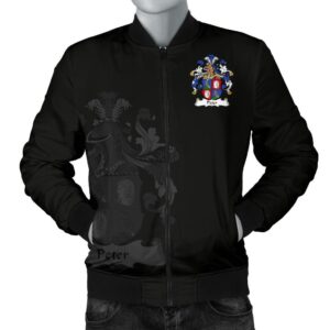 Peter Germany Men's Bomber Jacket - German Family Crest A7 Bomber Jacket