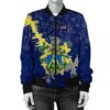 Pitcairn Islands Christmas Coat Of Arms Women Bomber Jacket X Style J78 Bomber Jacket