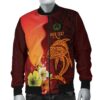 Pohnpei Custom Personalised Men's Bomber Jacket - Tribal Tuna Fish - BN39 Bomber Jacket