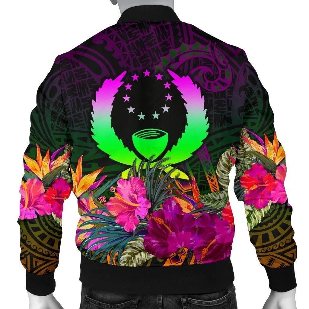 Pohnpei-Personalised-Mens-Bomber-Jacket-Summer-Hibiscus-BN15-Bomber-Jacket-1