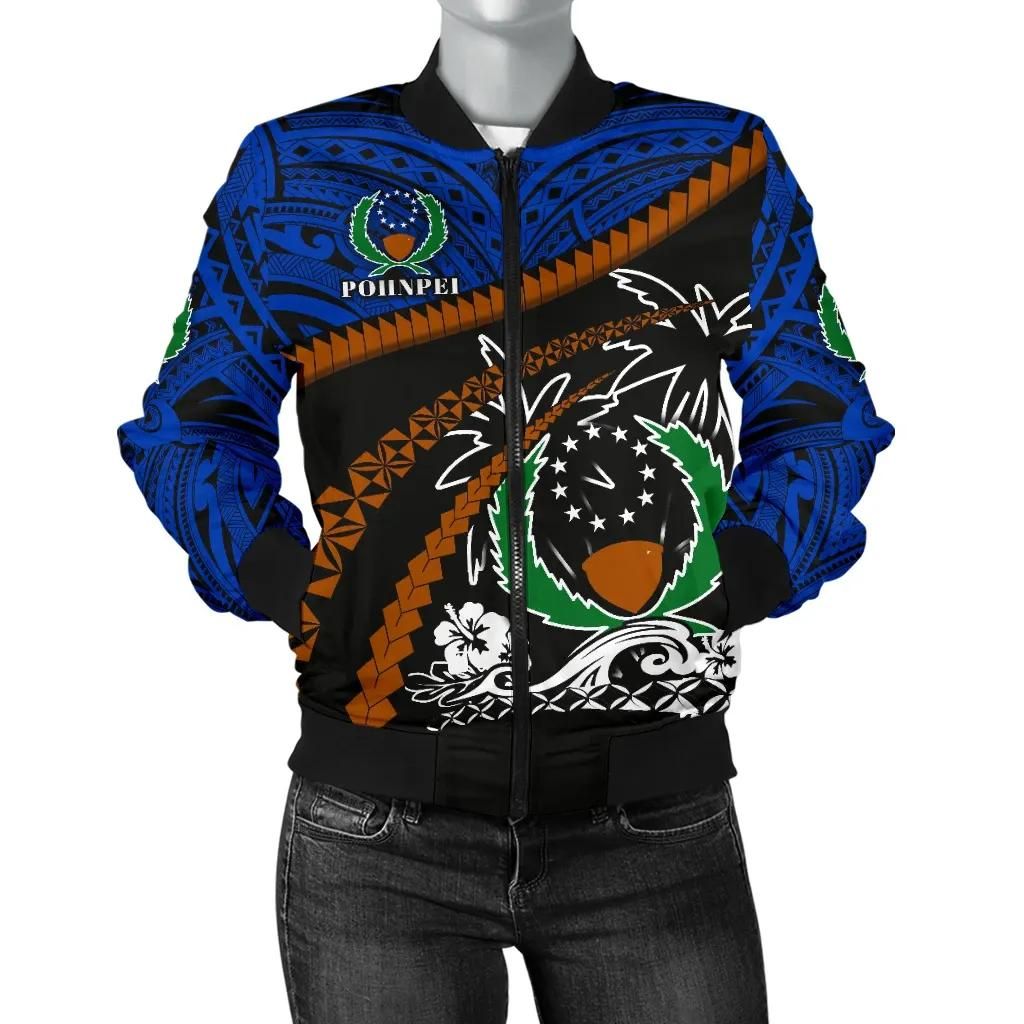 Pohnpei Women Bomber Jacket - Road to Hometown K8 Bomber Jacket Pohnpei Women Bomber Jacket - Road to Hometown K8 Bomber Jacket