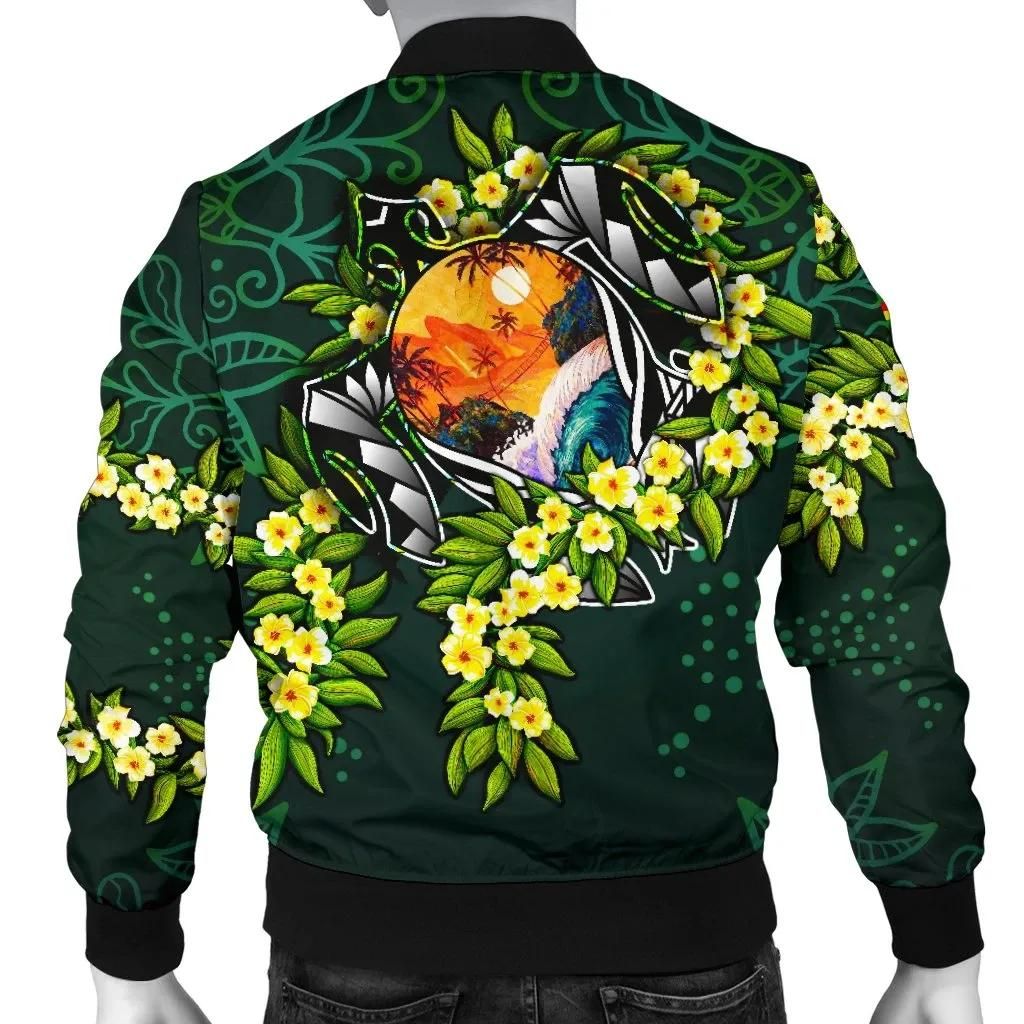 Polynesian-Hawaii-Men-Bomber-Jacket-Ti-Leaf-Lei-Turtle-BN11-Bomber-Jacket-1