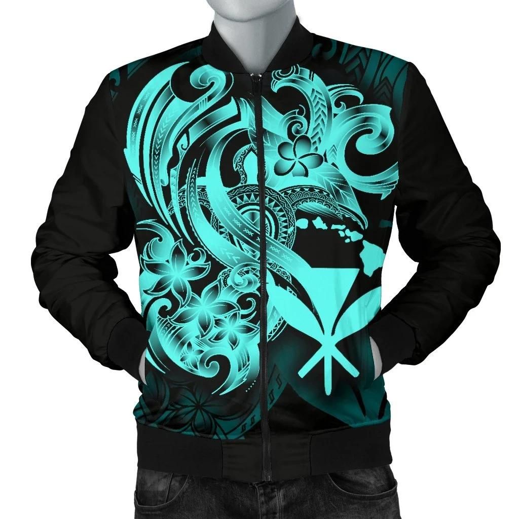 Polynesian-Hawaii-Mens-Bomber-Jacket-Kanaka-Maoli-Blue-Turtle-BN12-Bomber-Jacket-1