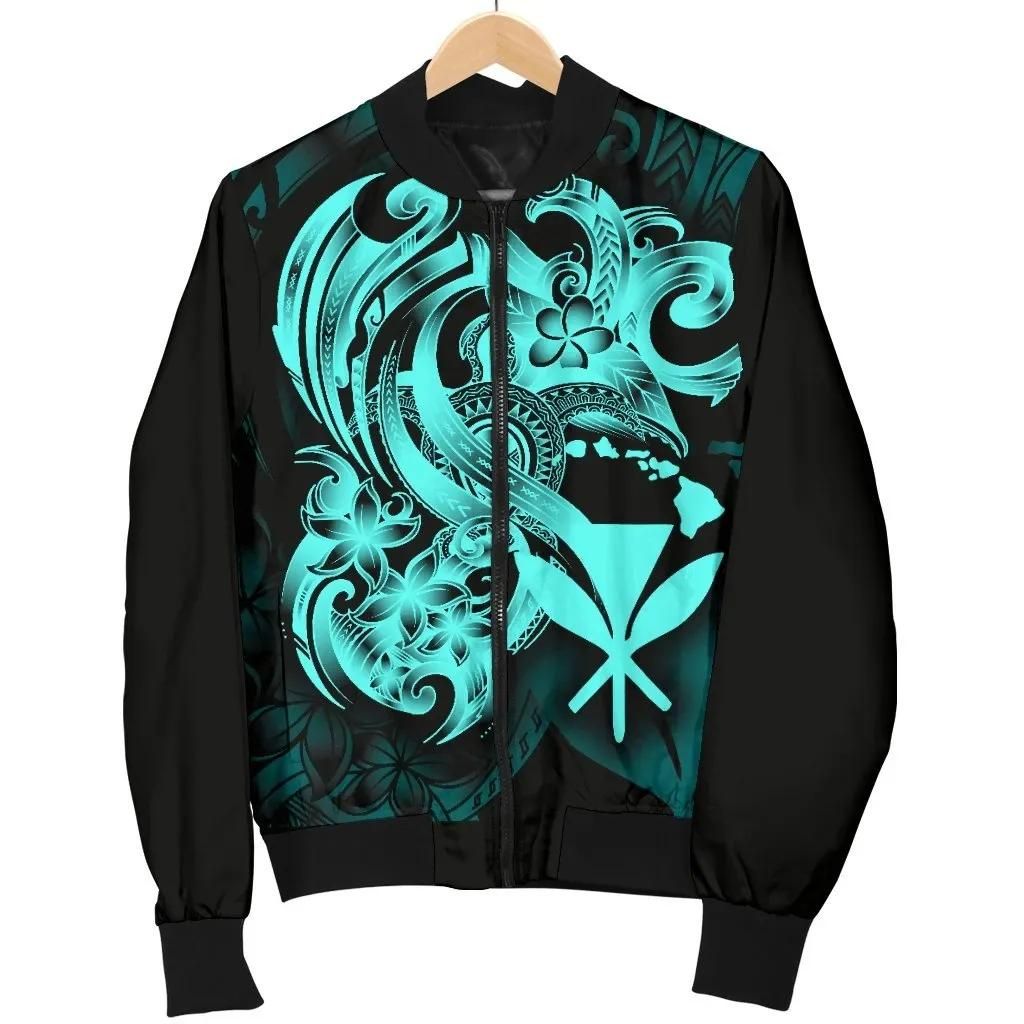 Polynesian Hawaii Men's Bomber Jacket - Kanaka Maoli Blue Turtle - BN12 Bomber Jacket Polynesian Hawaii Men's Bomber Jacket - Kanaka Maoli Blue Turtle - BN12 Bomber Jacket