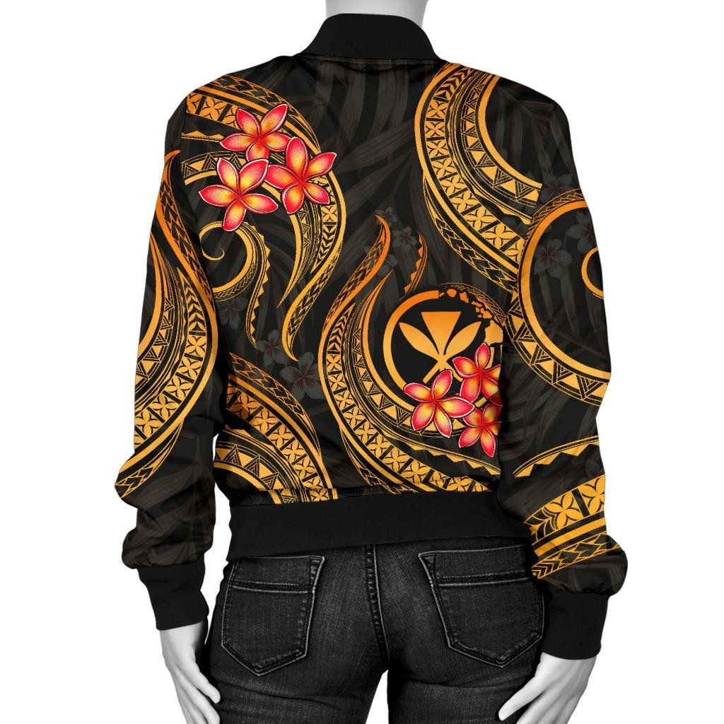 Polynesian-Hawaii-Women-Bomber-Jacket-Gold-Plumeria-BN11-Bomber-Jacket-2