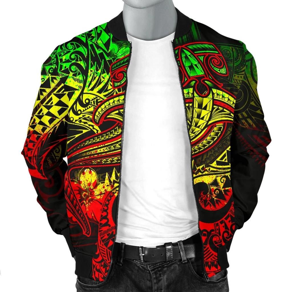 Polynesian-Mens-Bomber-Jacket-Reggae-Shark-Polynesian-Tattoo-BN18-Bomber-Jacket-2