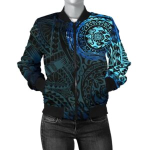 Polynesian Tattoo Style Women's Bomber Jacketpecial A7 Bomber Jacket