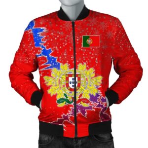 Portugal Christmas Coat Of Arms Men Bomber Jacket X Style J78