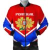 Portugal Coat Of Arms Men Bomber Jacket Lucian Style J5W Bomber Jacket