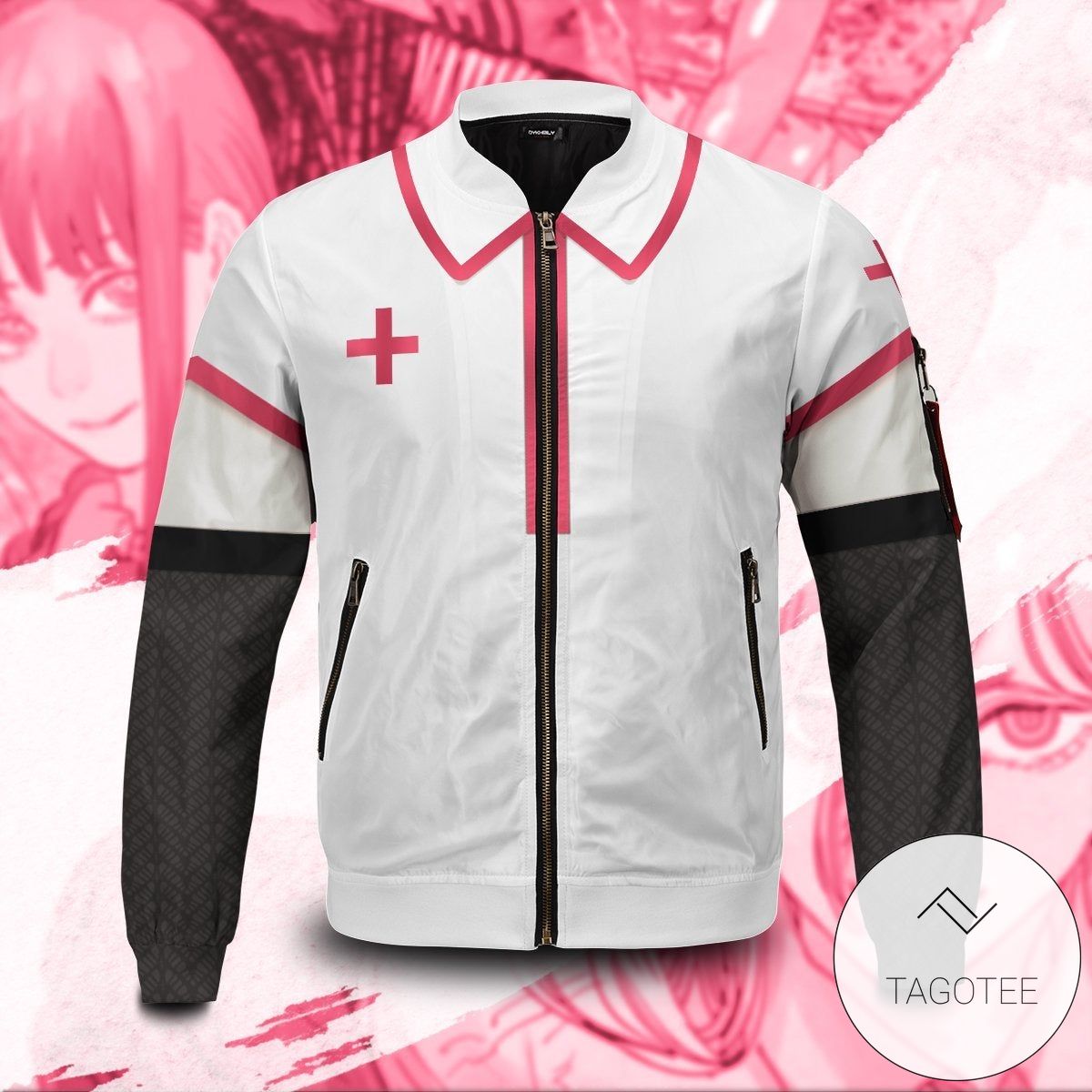 Power Nurse Makima Bomber Jacket Power Nurse Makima Bomber Jacket