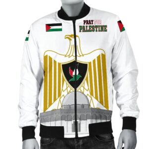 Pray For Palestine Bomber Jacket A27 Bomber Jacket