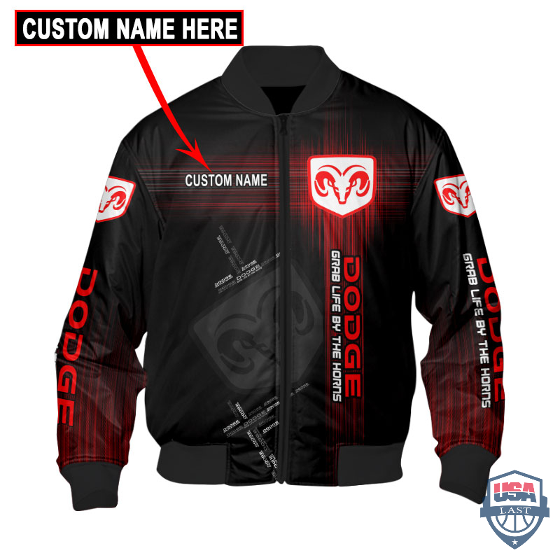 Presonalized Dodge Ram Bomber Jacket For Men Presonalized Dodge Ram Bomber Jacket For Men