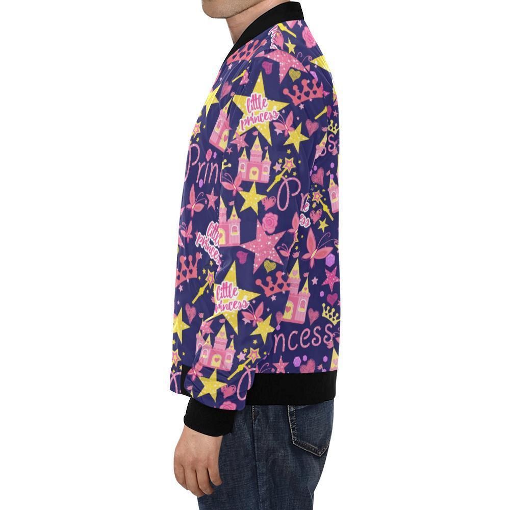 Princess-Fairy-Pattern-Print-Mens-Bomber-Jacket-1