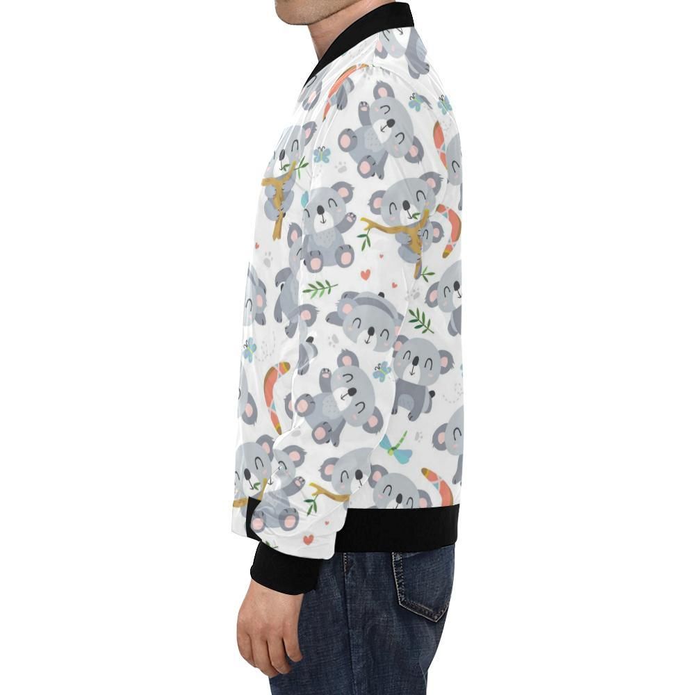 Print-Pattern-Koala-Mens-Bomber-Jacket-1