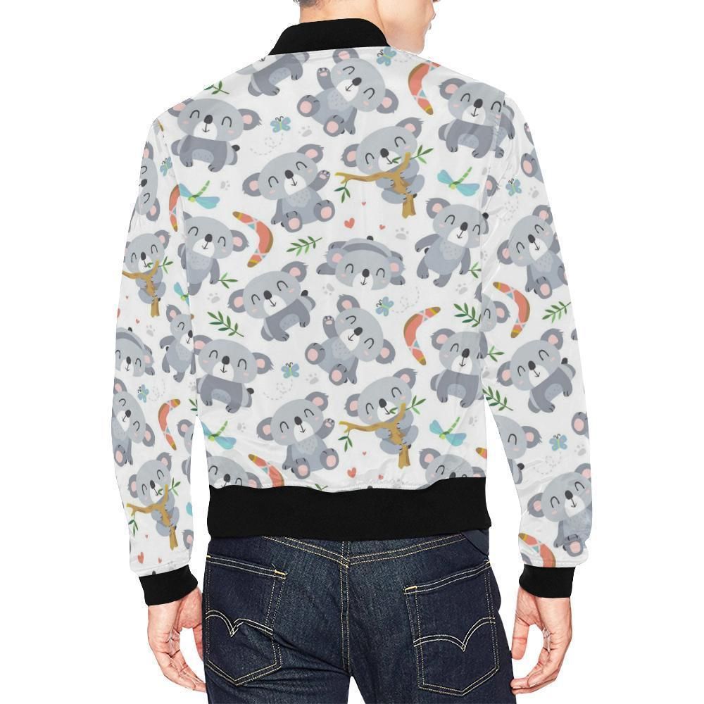 Print-Pattern-Koala-Mens-Bomber-Jacket-2