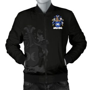 Pritz Germany Men's Bomber Jacket - German Family Crest A7 Bomber Jacket