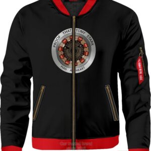 Proof That Tony Stark Has A Heart Bomber Jacket