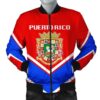 Puerto Rico Coat Of Arms Men Bomber Jacket Lucian Style J5W Bomber Jacket