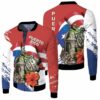 Puerto Rico Symbols All Over Print 3D 3D T Shirt Hoodie Sweater Jersey Bomber Jacket Model 5027 Bomber Jacket