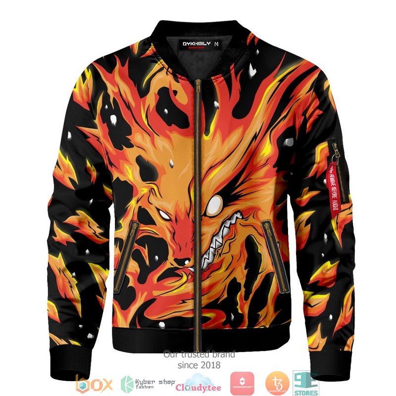 Raging Kurama Bomber Jacket Raging Kurama Bomber Jacket