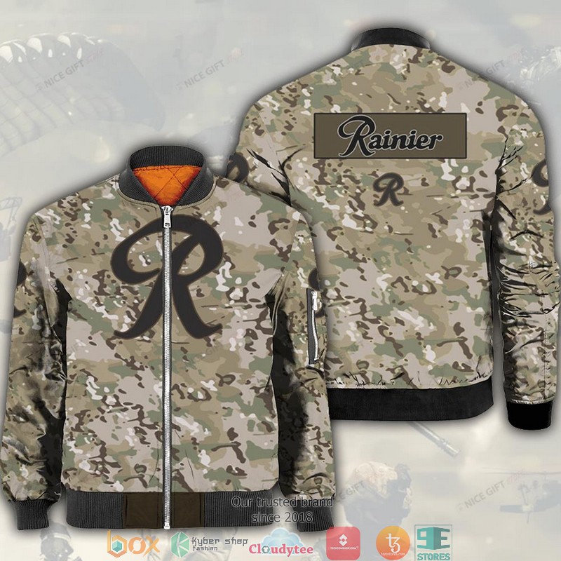 Rainier Camouflage Bomber Jacket Rainier Camouflage Bomber Jacket
