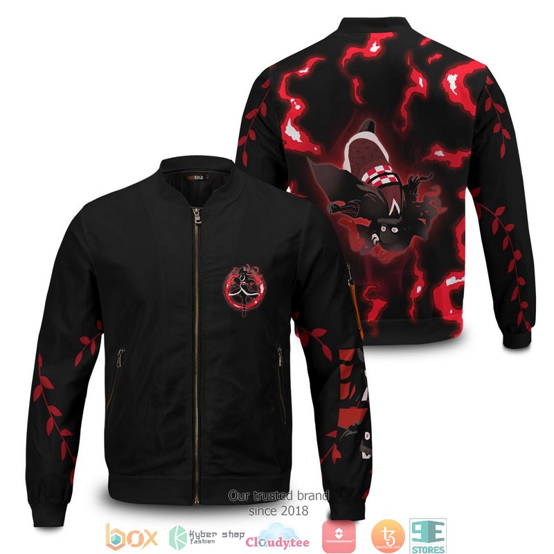 Red Ed Nezuko Bomber Jacket Red Ed Nezuko Bomber Jacket