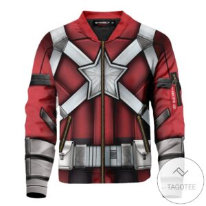 Red Guardian Bomber Jacket 2