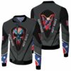 Redneck Punisher Skull Heritage Not Hate 3D T Shirt Hoodie Sweater Jersey Bomber Jacket Model 5038 Bomber Jacket