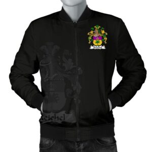 Reichel Germany Men's Bomber Jacket - German Family Crest A7 Bomber Jacket