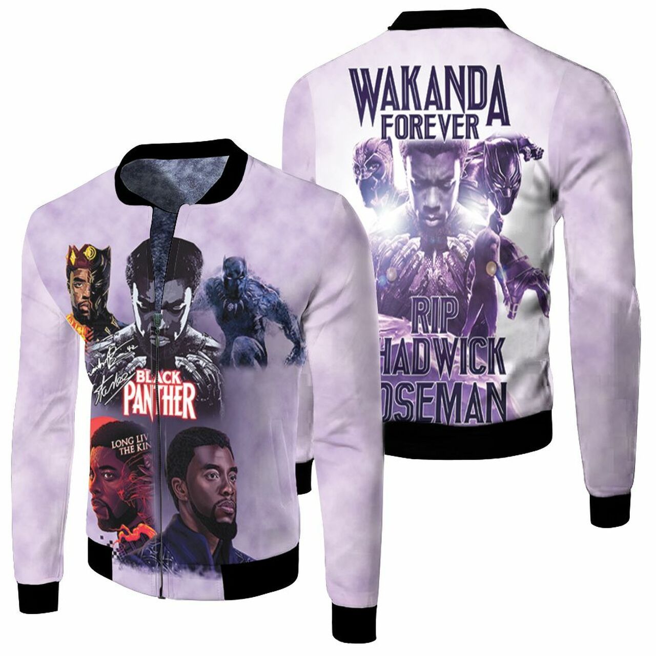 Rip Chadwick Boseman Black Panther Wakanda Forever For Fan 3D T Shirt Hoodie Sweater Jersey Bomber Jacket Model 5045 Bomber Jacket Rip Chadwick Boseman Black Panther Wakanda Forever For Fan 3D T Shirt Hoodie Sweater Jersey Bomber Jacket Model 5045 Bomber Jacket