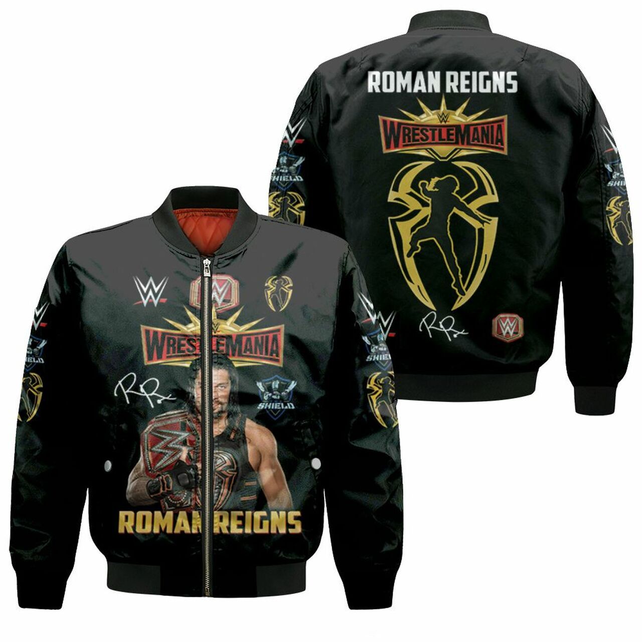 Roman Reigns Wrestlemania Wwed Legend Signed For Fan 3D T Shirt Hoodie Sweater Bomber Jacket Model 5061 Bomber Jacket Roman Reigns Wrestlemania Wwed Legend Signed For Fan 3D T Shirt Hoodie Sweater Bomber Jacket Model 5061 Bomber Jacket