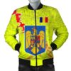 Romania Christmas Coat Of Arms Men Bomber Jacket X Style J78 Bomber Jacket