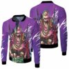 Roronoa Zoro Pirate King One Piece 3D T Shirt Hoodie Sweater Jersey Bomber Jacket Model 5063 Bomber Jacket