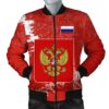 Russian Christmas Coat Of Arms Men Bomber Jacket X Style J78 Bomber Jacket