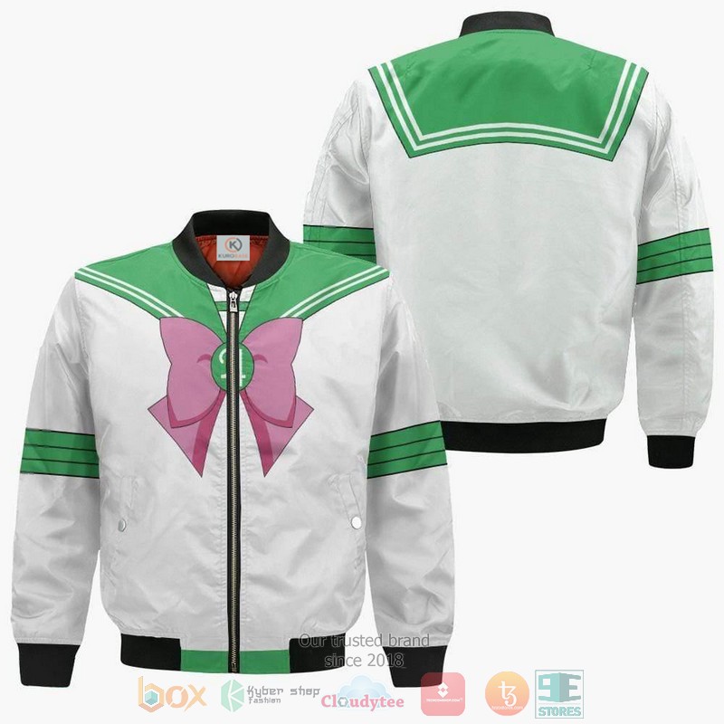 Sailor Jupiter Uniform Sailor Moon Amine Bomber Jacket Sailor Jupiter Uniform Sailor Moon Amine Bomber Jacket