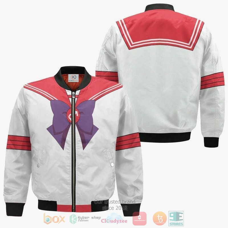 Sailor Mars Uniform Sailor Moon Amine Bomber Jacket Sailor Mars Uniform Sailor Moon Amine Bomber Jacket