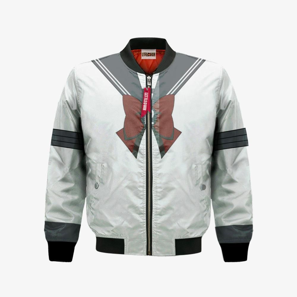 Sailor Pluto Bomber Jacket Custom Sailor Moon Cosplay Costumes Bomber Jacket Sailor Pluto Bomber Jacket Custom Sailor Moon Cosplay Costumes Bomber Jacket