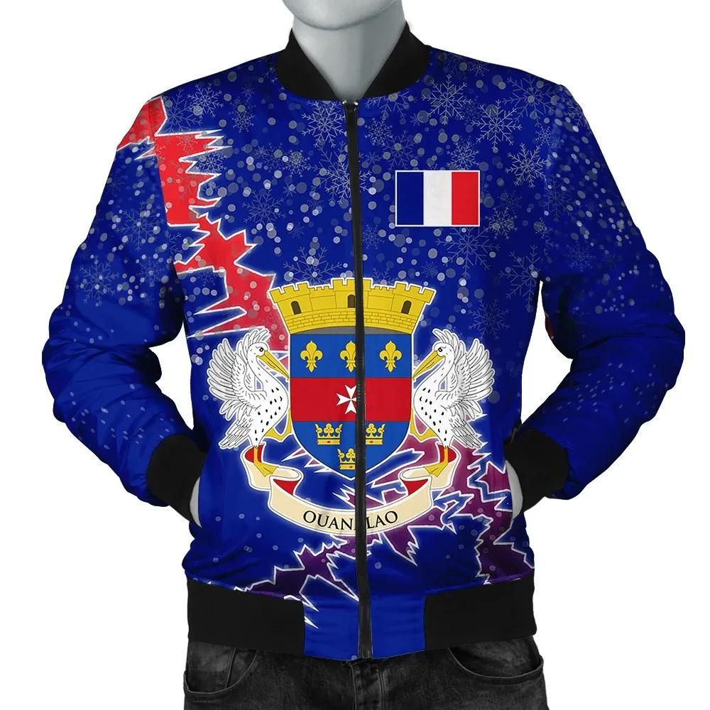 Saint Barthélemy Christmas Coat Of Arms Men Bomber Jacket X Style J78 Bomber Jacket Saint Barthélemy Christmas Coat Of Arms Men Bomber Jacket X Style J78 Bomber Jacket