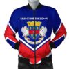 Saint Barthelemy Coat Of Arms Men Bomber Jacket Lucian Style J5W Bomber Jacket