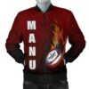 Samoa Men's Bomber Jacket - Manu Rugby Fire - BN09 Bomber Jacket