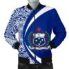 Samoa Polynesian Men's Bomber Jacket - Circle Style J1 Bomber Jacket