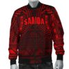 Samoa Spirit Men's Bomber Jacket (Red) A16 Bomber Jacket