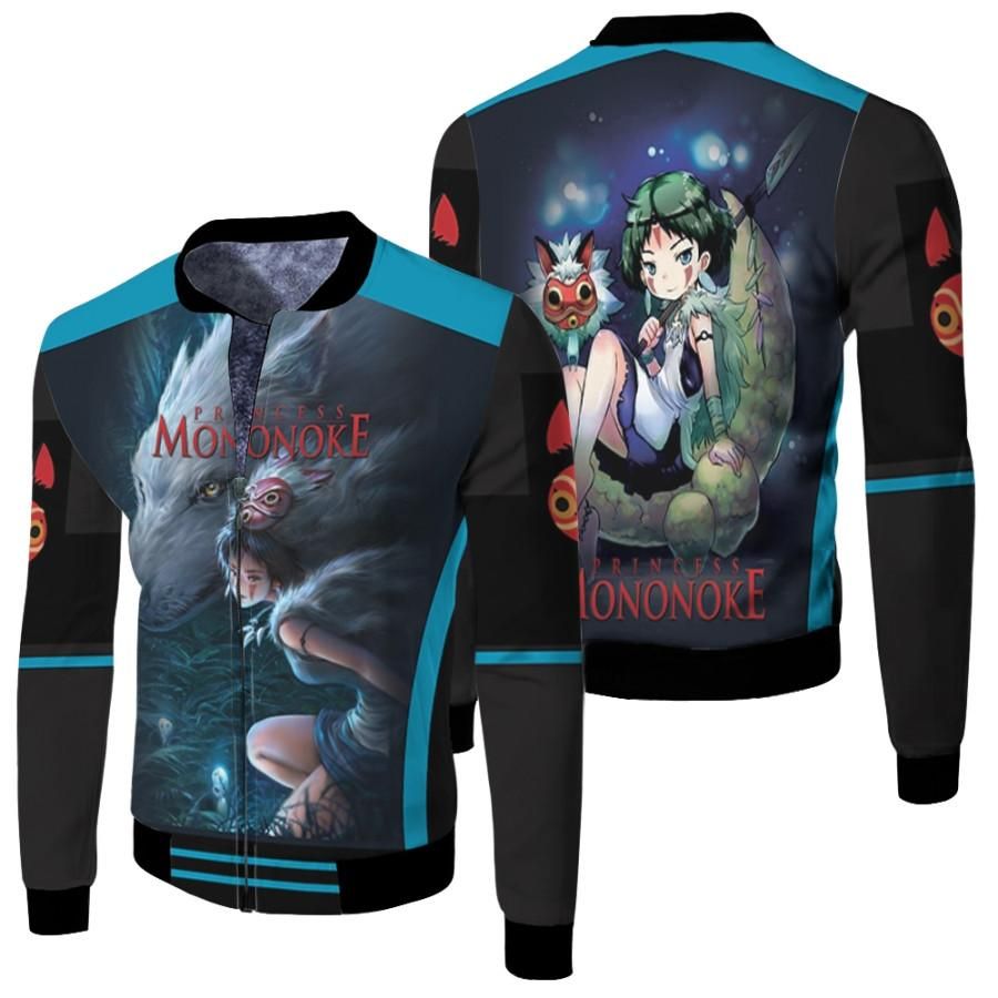 San And Moro-No-Kimi Perfect Teamwork Princess Mononoke Gift For Mononoke Hime Fans Bomber Jacket San And Moro-No-Kimi Perfect Teamwork Princess Mononoke Gift For Mononoke Hime Fans Bomber Jacket