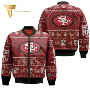 San Francisco 49Ers Ugly Christmas Full Printing Bomber Jacket