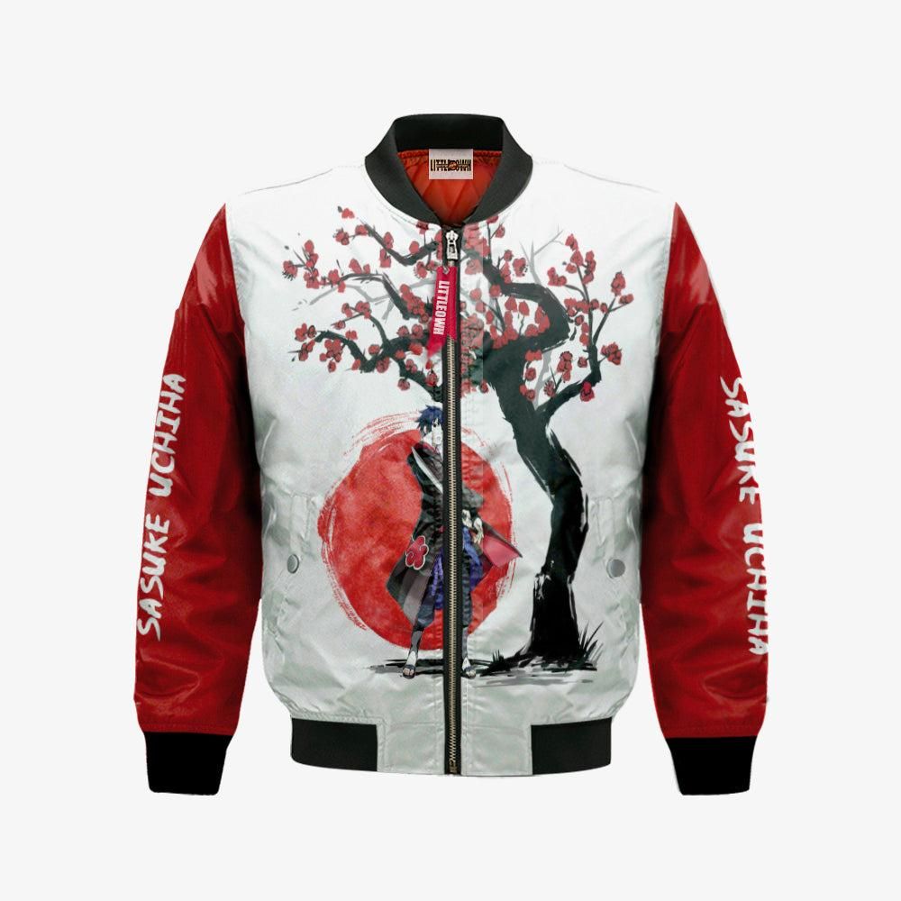 Sasuke Akatsuki Bomber Jacket Custom Ninja Under The Sun Anime Cosplay Costumes Bomber Jacket Sasuke Akatsuki Bomber Jacket Custom Ninja Under The Sun Anime Cosplay Costumes Bomber Jacket