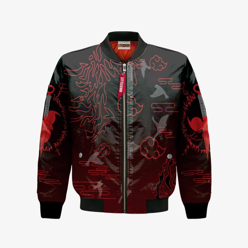 Sasuke Uchiha Bomber Jacket Custom Nrt Shippuden Cosplay Costumes Bomber Jacket Sasuke Uchiha Bomber Jacket Custom Nrt Shippuden Cosplay Costumes Bomber Jacket
