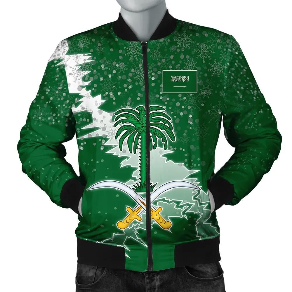 Saudi Arabia Christmas Coat Of Arms Men Bomber Jacket X Style J78 Bomber Jacket Saudi Arabia Christmas Coat Of Arms Men Bomber Jacket X Style J78 Bomber Jacket