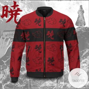 Scarlet Dawn Bomber Jacket