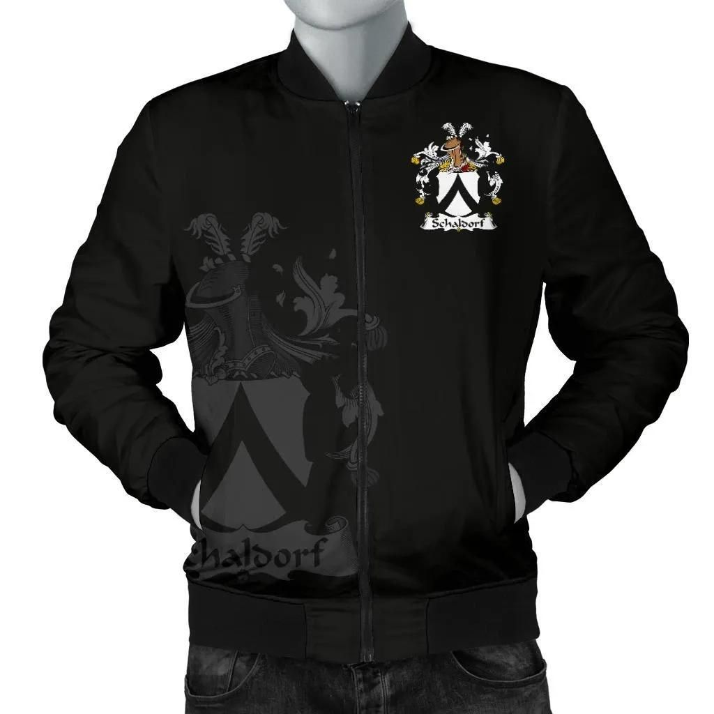 Schaldorf Germany Men's Bomber Jacket - German Family Crest A7 Bomber Jacket Schaldorf Germany Men's Bomber Jacket - German Family Crest A7 Bomber Jacket